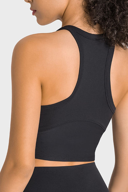 Millennia Racerback Cropped Sports Tank Carauana Store