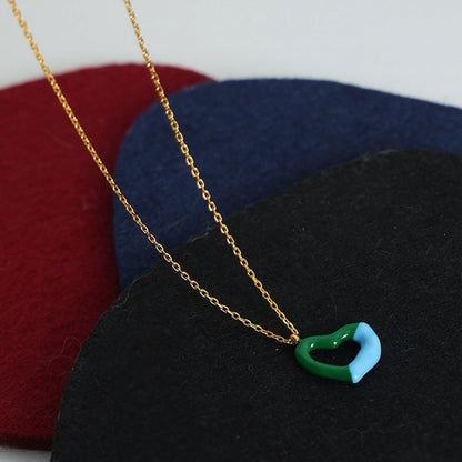 Heart Pendant Titanium Steel Necklace Carauana Store