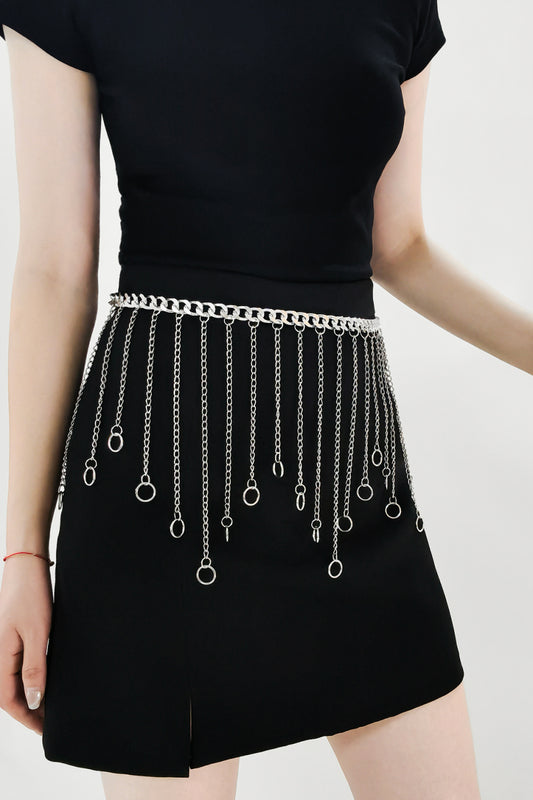 Fringe Chain Alloy Belt Carauana Store