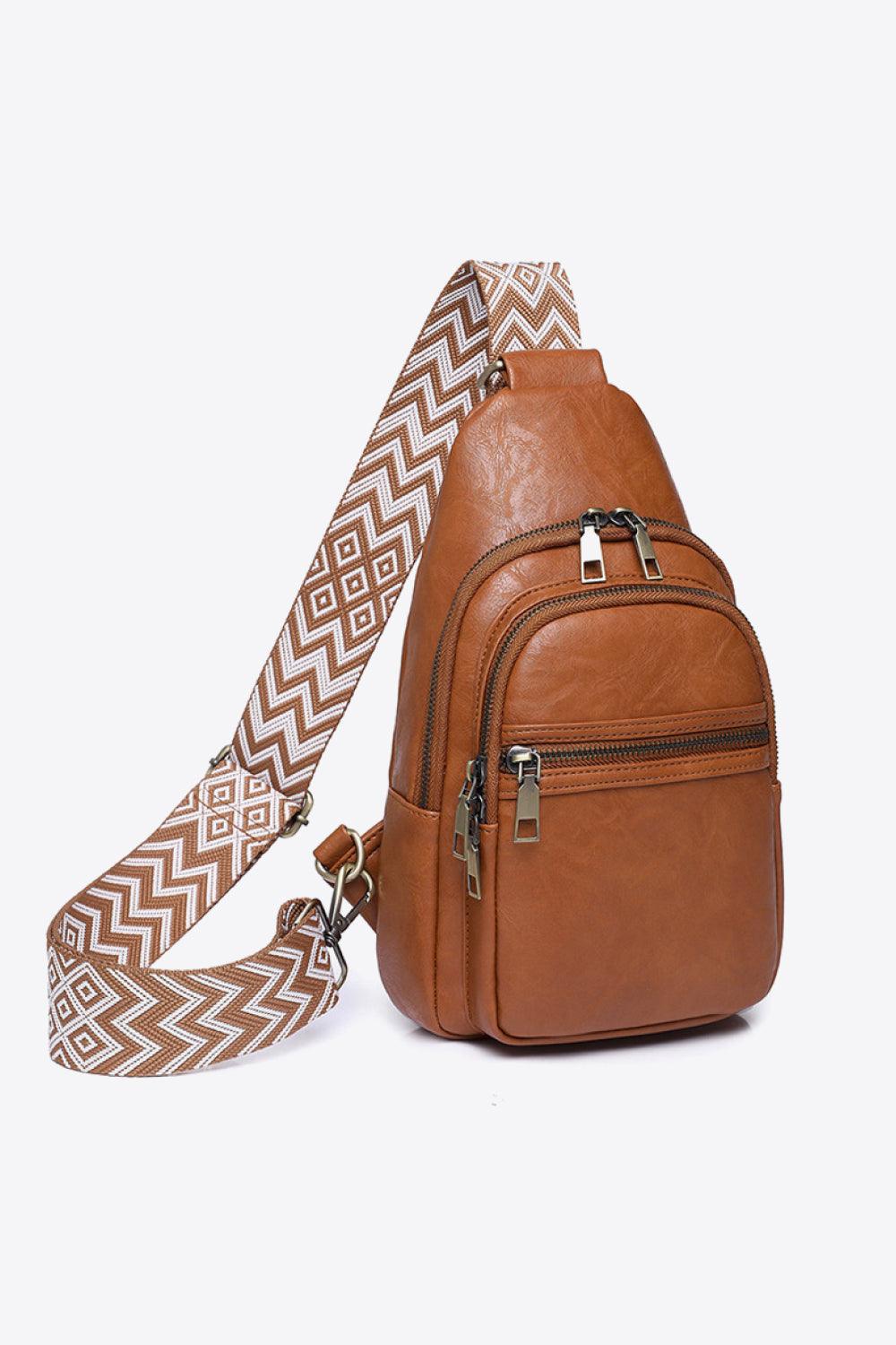 Adored It's Your Time PU Leather Sling Bag Carauana Store