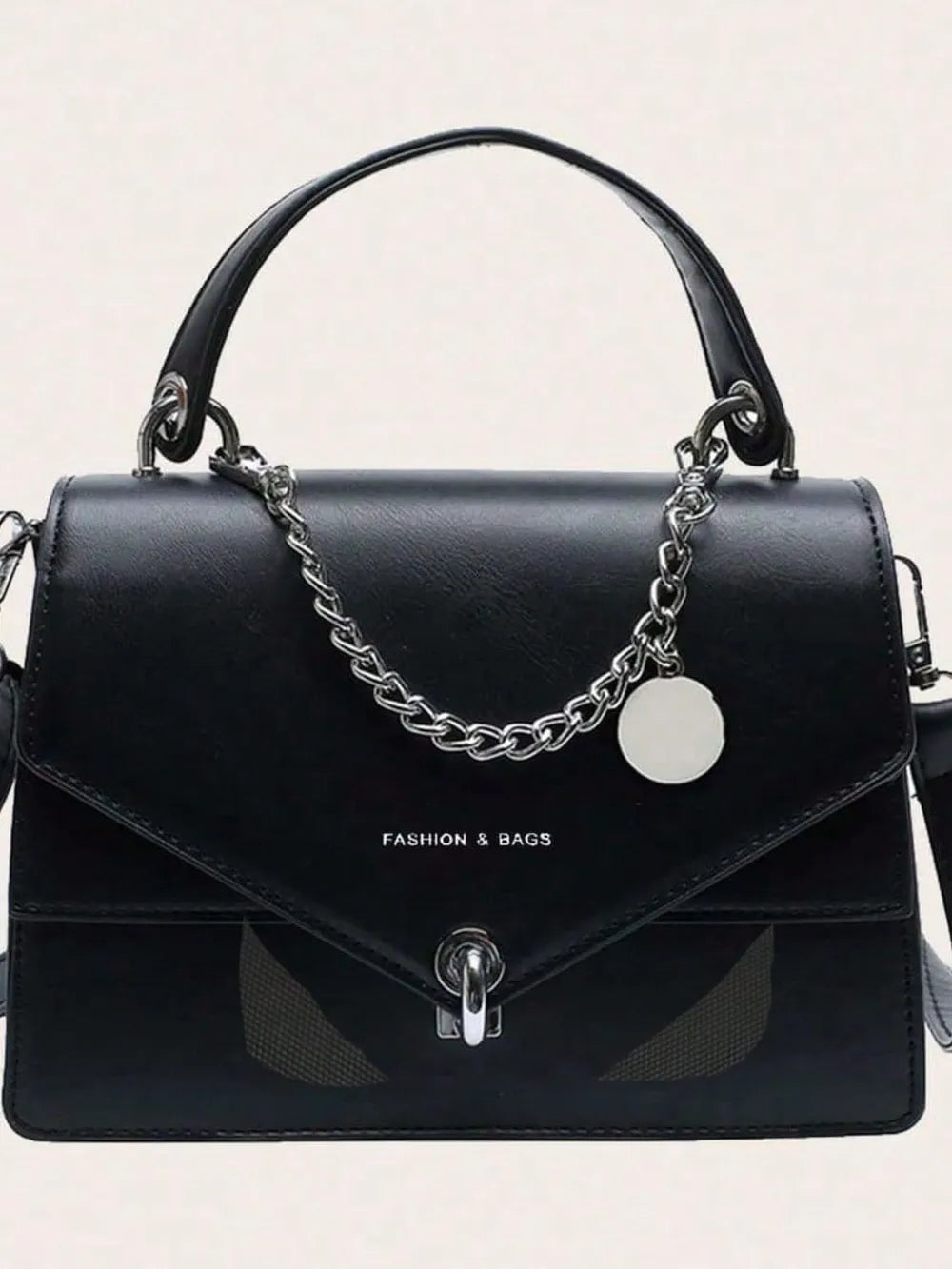 Chain PU Leather Detachable Shoulder Strap Handbag Carauana Store