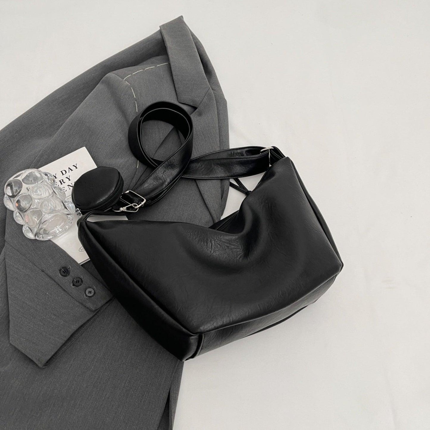 PU Leather Crossbody Bag with Small Purse Carauana Store