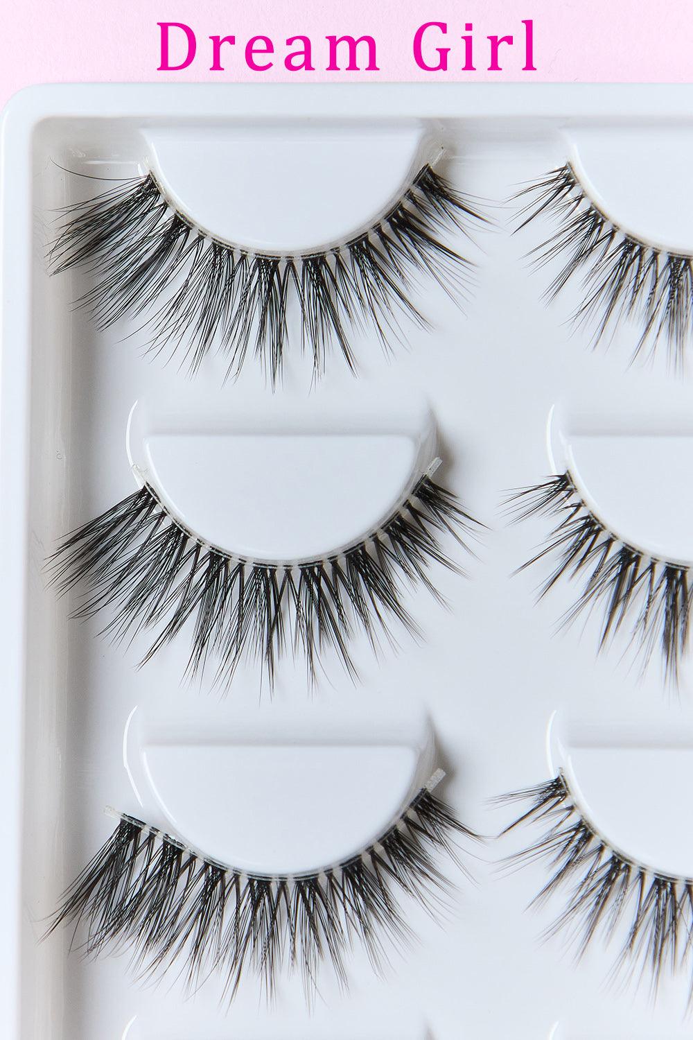 SO PINK BEAUTY Faux Mink Eyelashes 5 Pairs Carauana Store