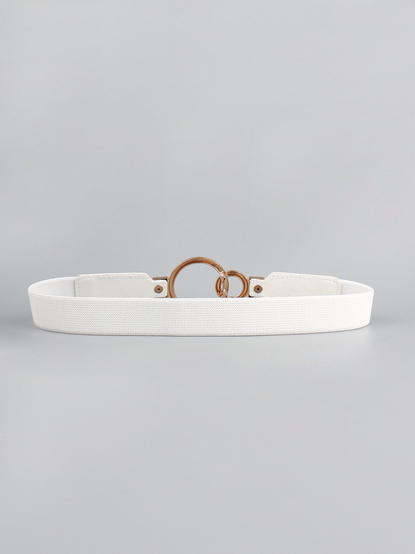 Double Ring Buckle Elastic PU Belt Carauana Store