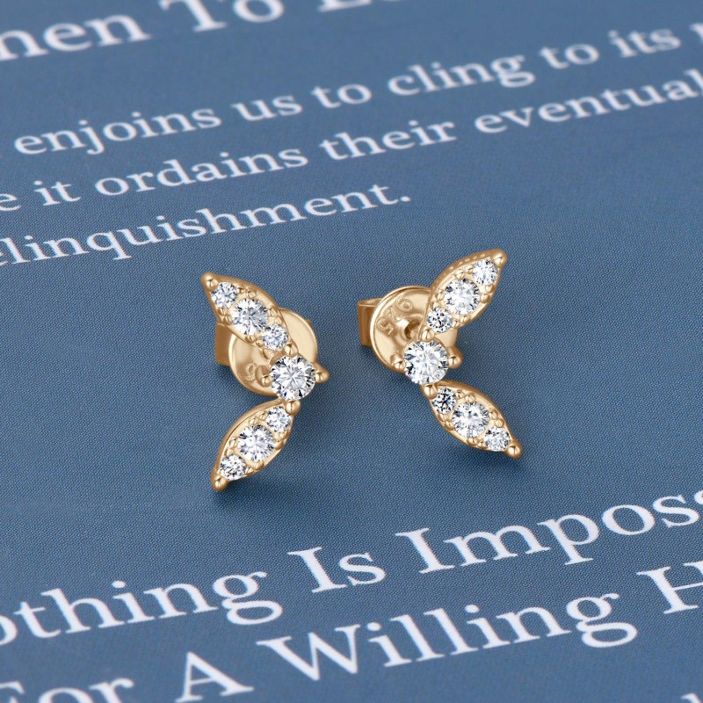 Moissanite 925 Sterling Silver Stud Earrings CaRaUaNa Fashion