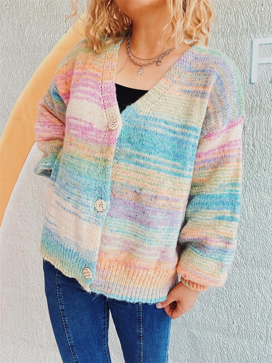 Button Up Long Sleeve Cardigan Carauana Store