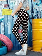 Printed High Waist Skinny Leggings Carauana Store