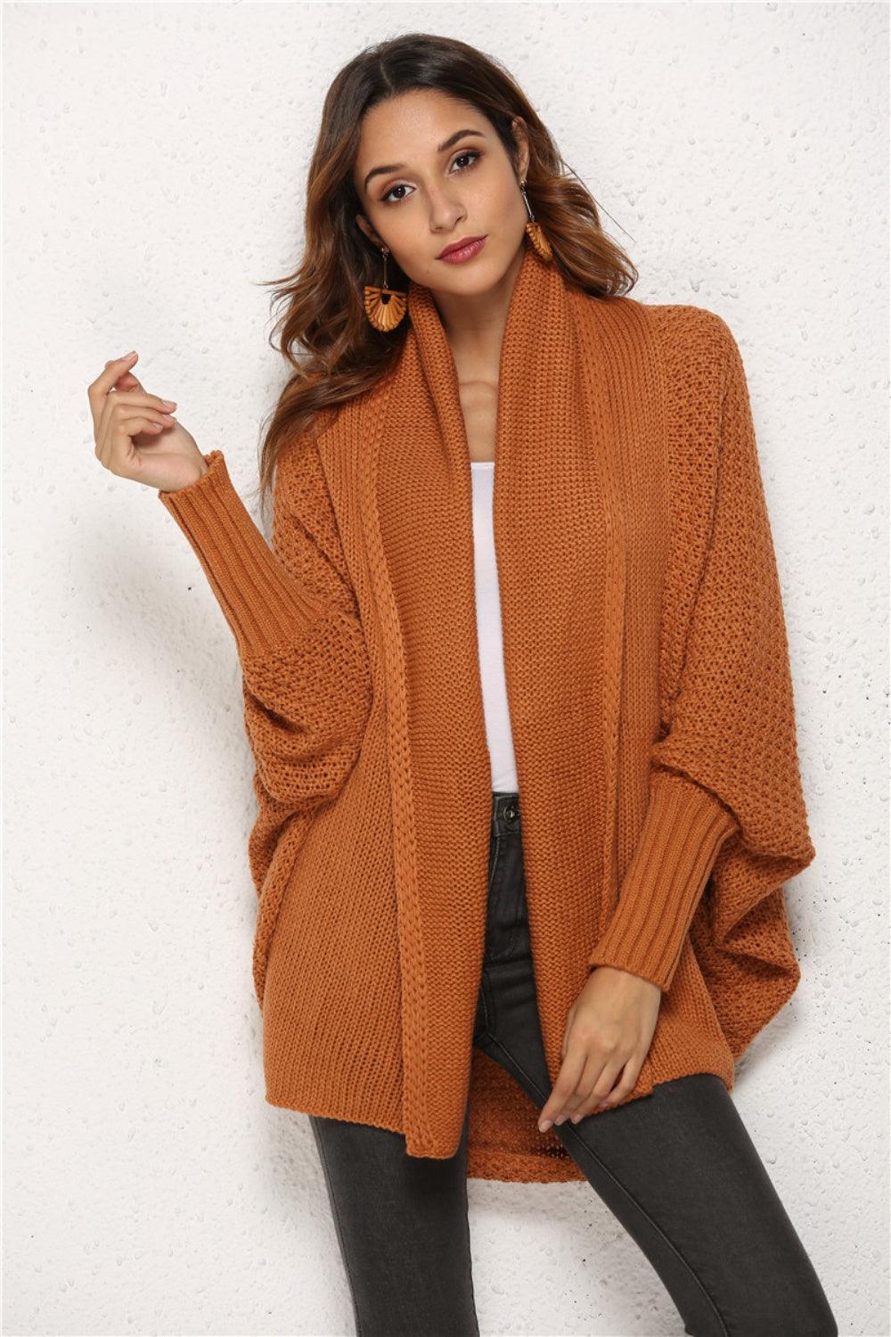 Angel Wings Open Front Batwing Sleeve Cardigan Carauana Store