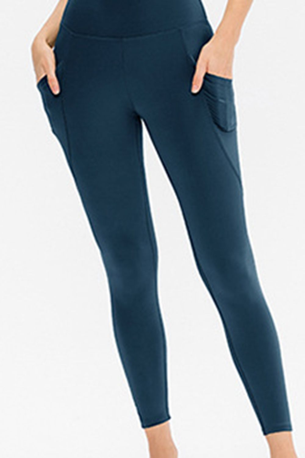 Slim Fit Long Active Leggings with Pockets Carauana Store