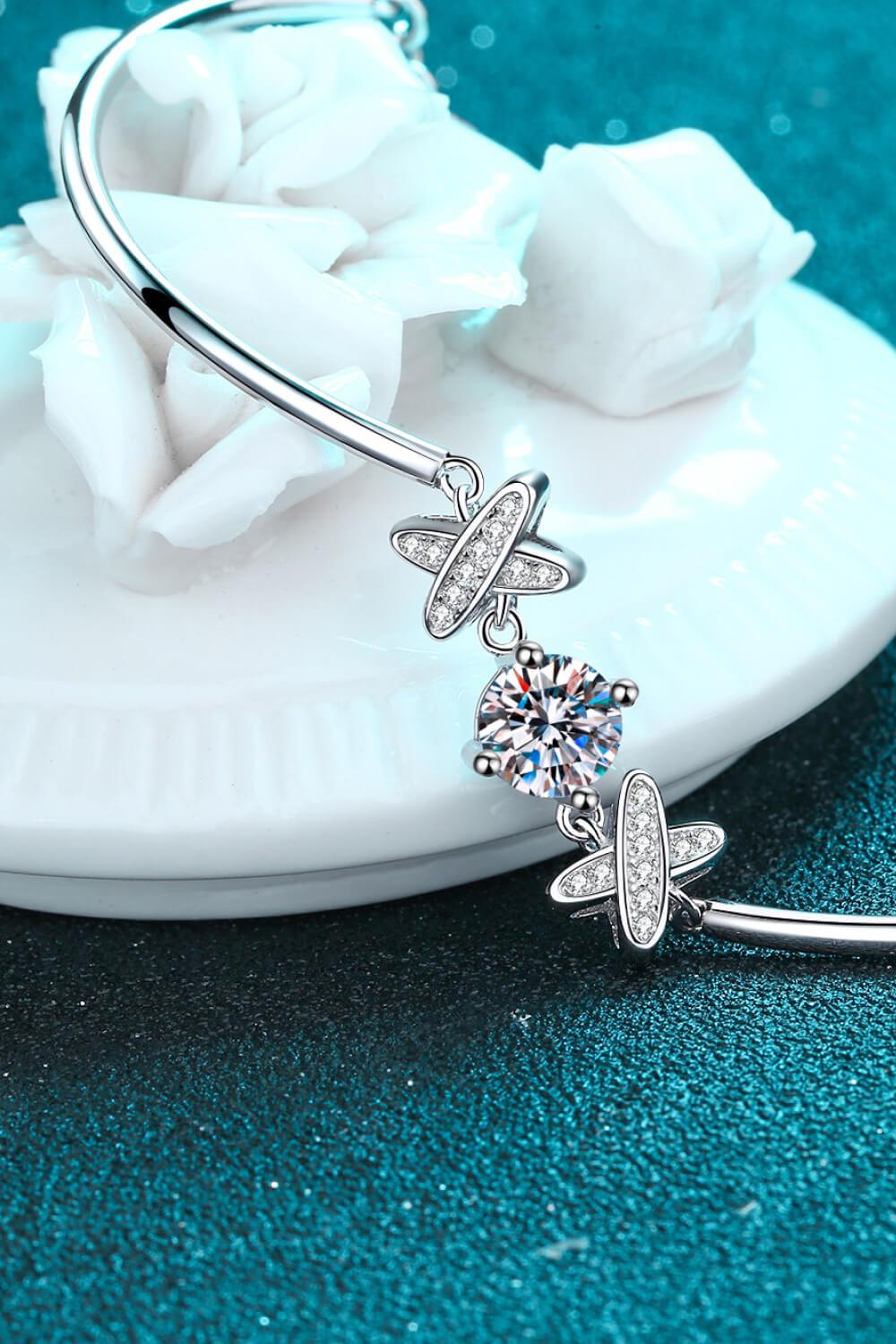 Adored Happy State of Mind 1 Carat Moissanite Bracelet Carauana Store
