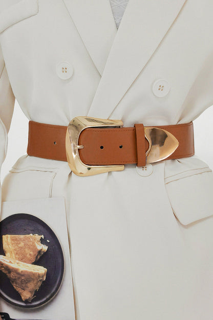 Elastic Wide PU Belt Carauana Store