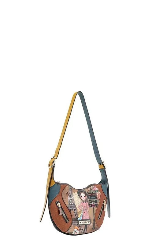 Nicole Lee USA Eco-Leather Saddle Bag Carauana Store