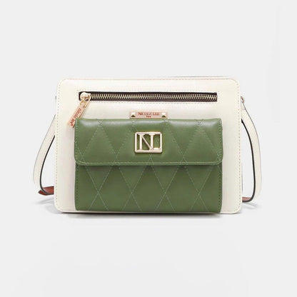 Nicole Lee USA Color Block Crossbody Bag Carauana Store