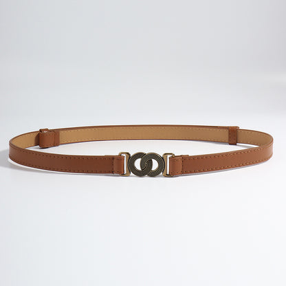Alloy Buckle PU Belt Carauana Store
