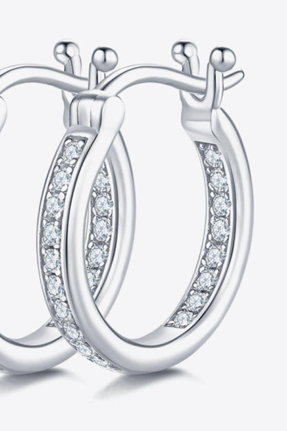 Adored Moissanite 925 Sterling Silver Earrings Carauana Store