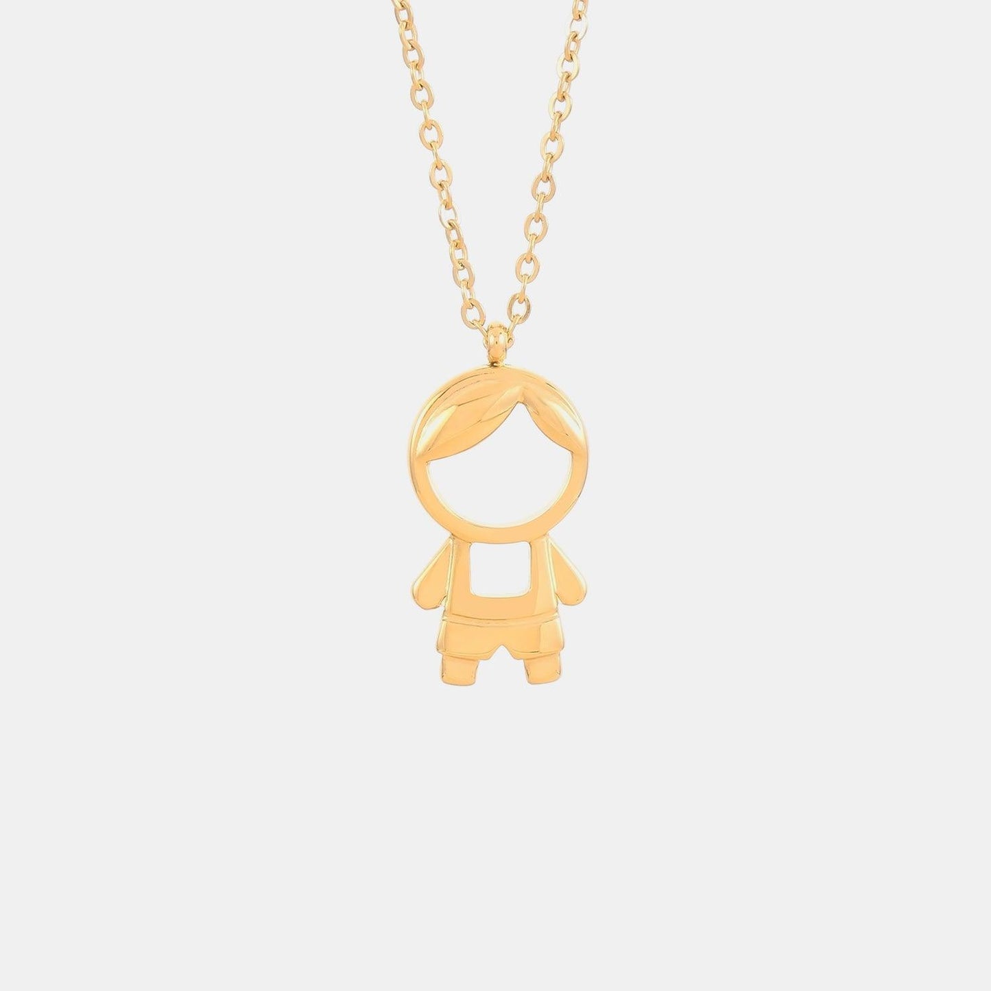 Pendant Rhinestone Stainless Steel Necklace CaRaUaNa Fashion