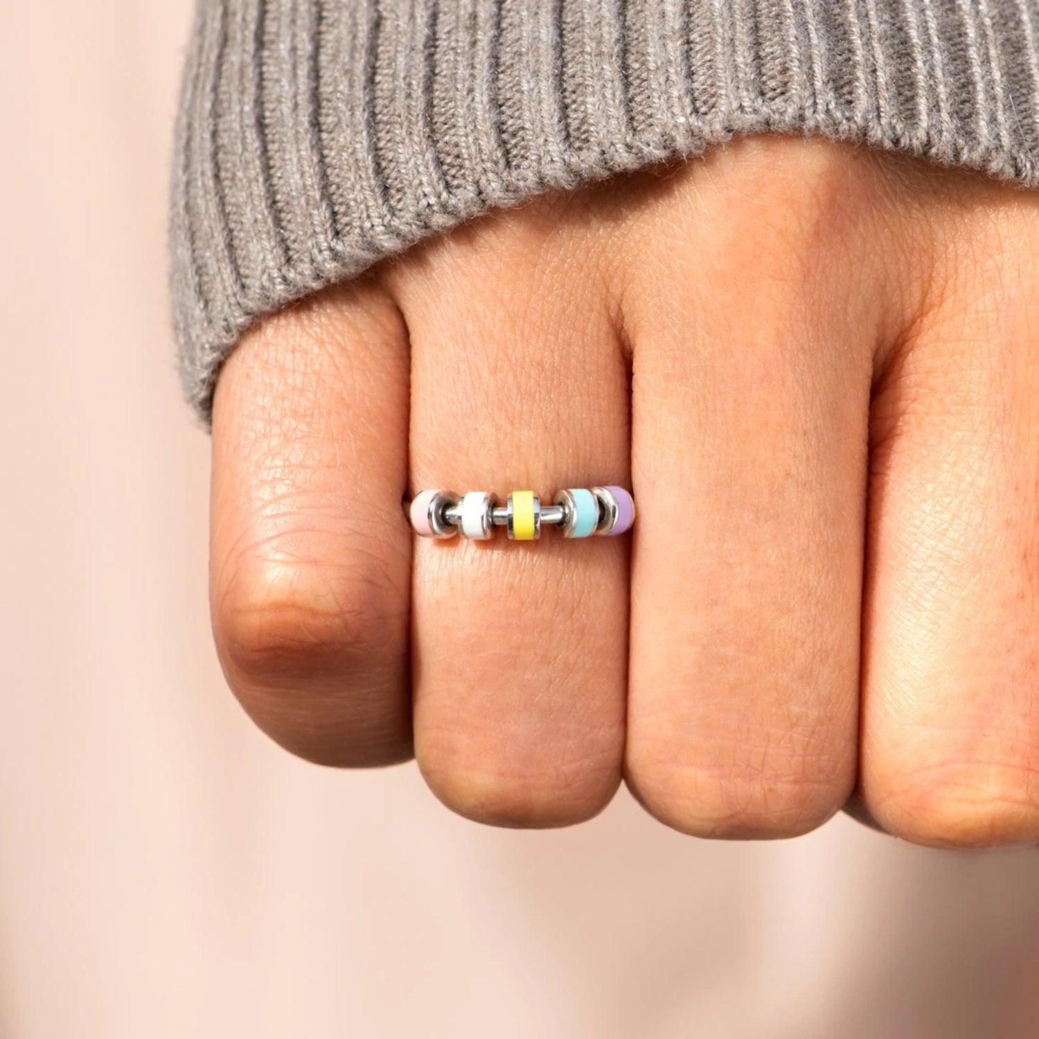 925 Sterling Silver Oil Drip Ring Carauana Store