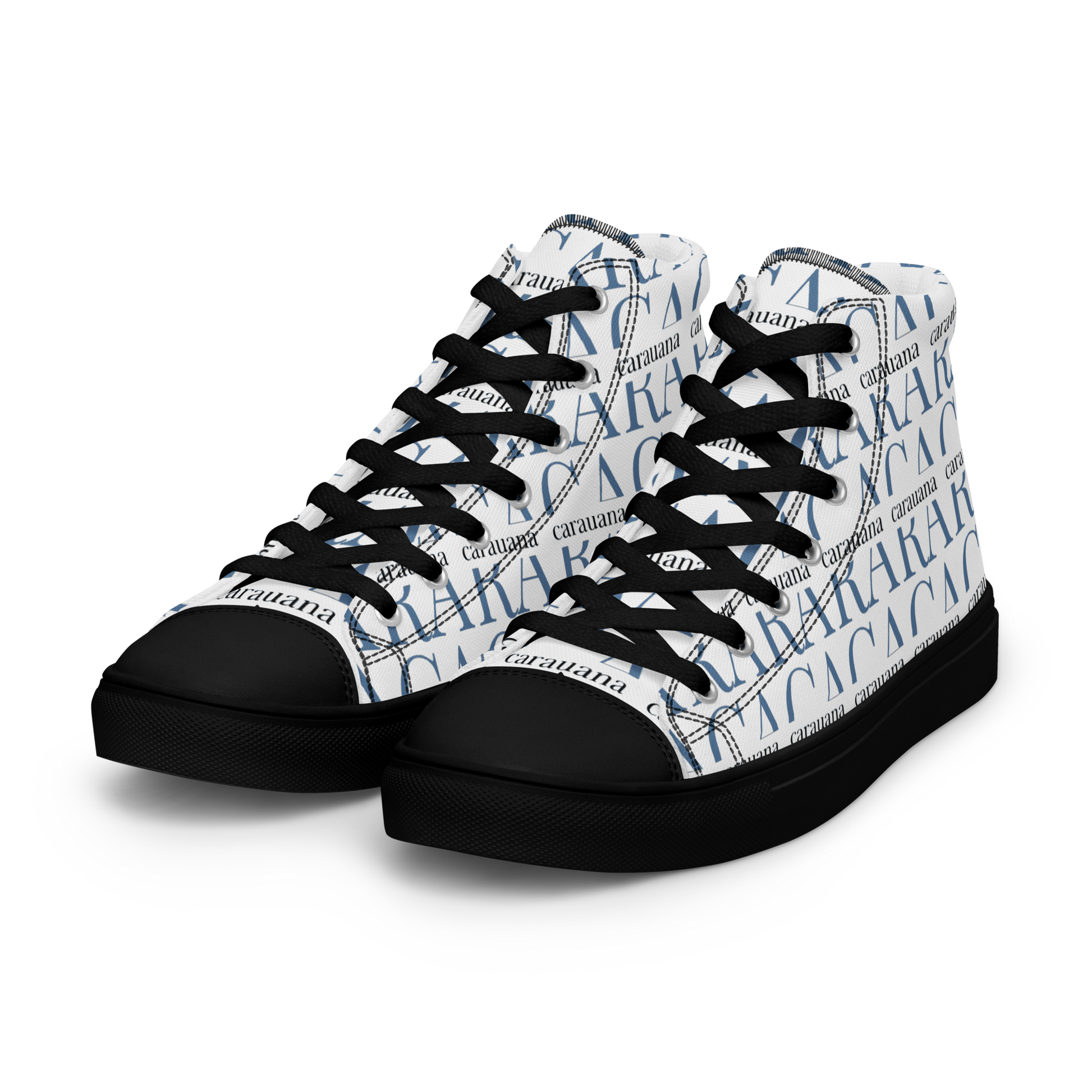 CARAUANA Fashionable high top canvas black ladies Carauana Store
