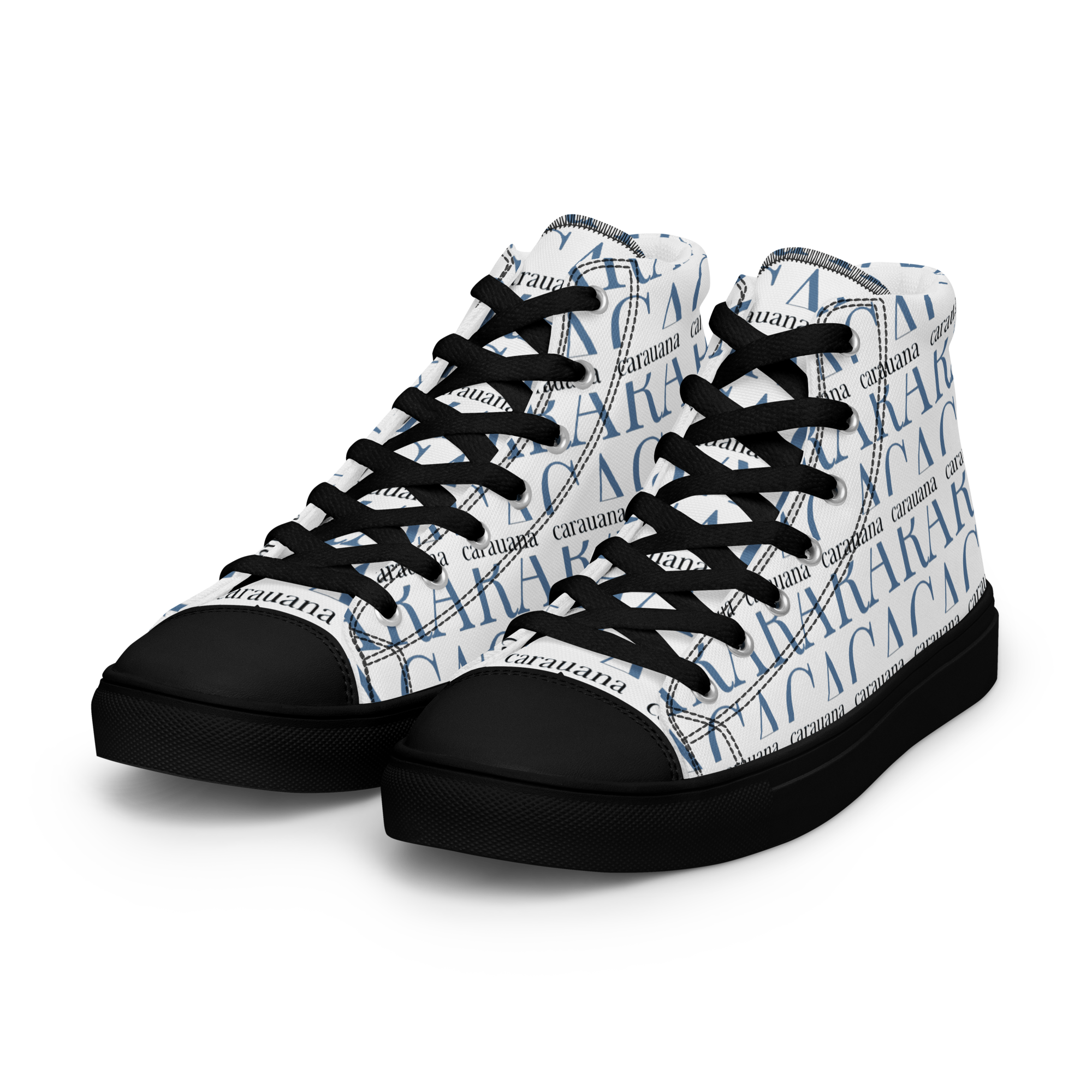 CARAUANA Fashionable high top canvas black ladies Carauana Store