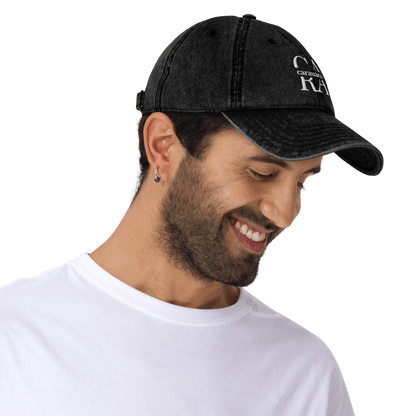 Vintage Cotton Twill Cap Men Carauana Store
