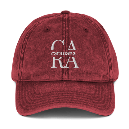 Vintage Cotton Twill Cap Men Carauana Store