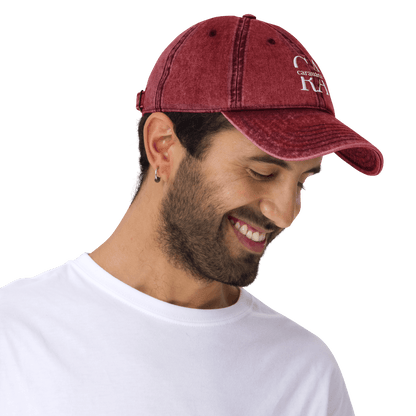 Vintage Cotton Twill Cap Men Carauana Store
