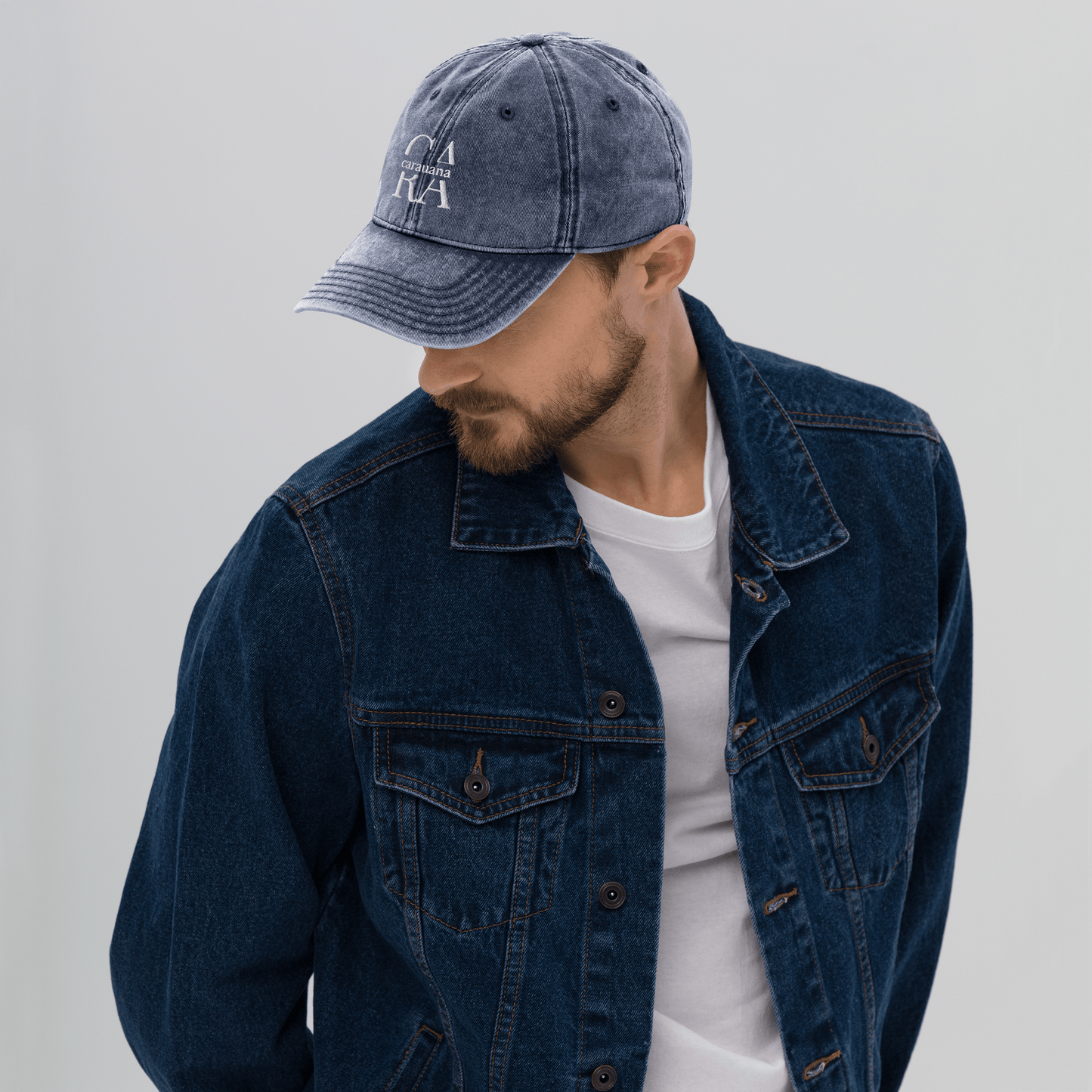 Vintage Cotton Twill Cap Men Carauana Store