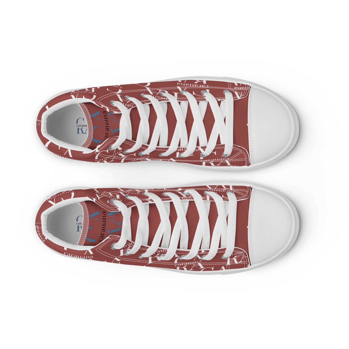 CARAUANA Hip Hop canvas shoes Brown Branded Carauana Store