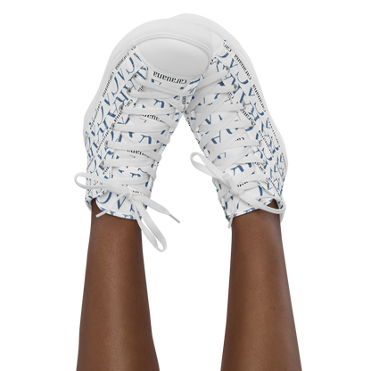 CARAUANA Fashionable canvas high top white Carauana Store