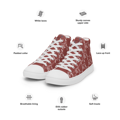CARAUANA Hip Hop canvas shoes Brown Branded Carauana Store