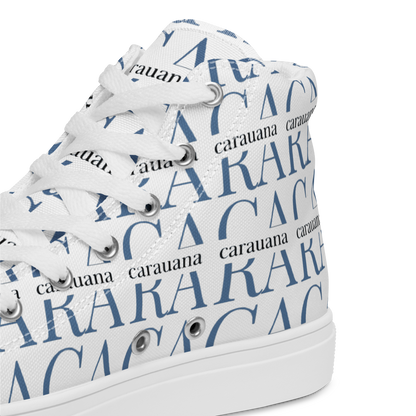 CARAUANA Fashionable high top canvas shoes men Carauana Store