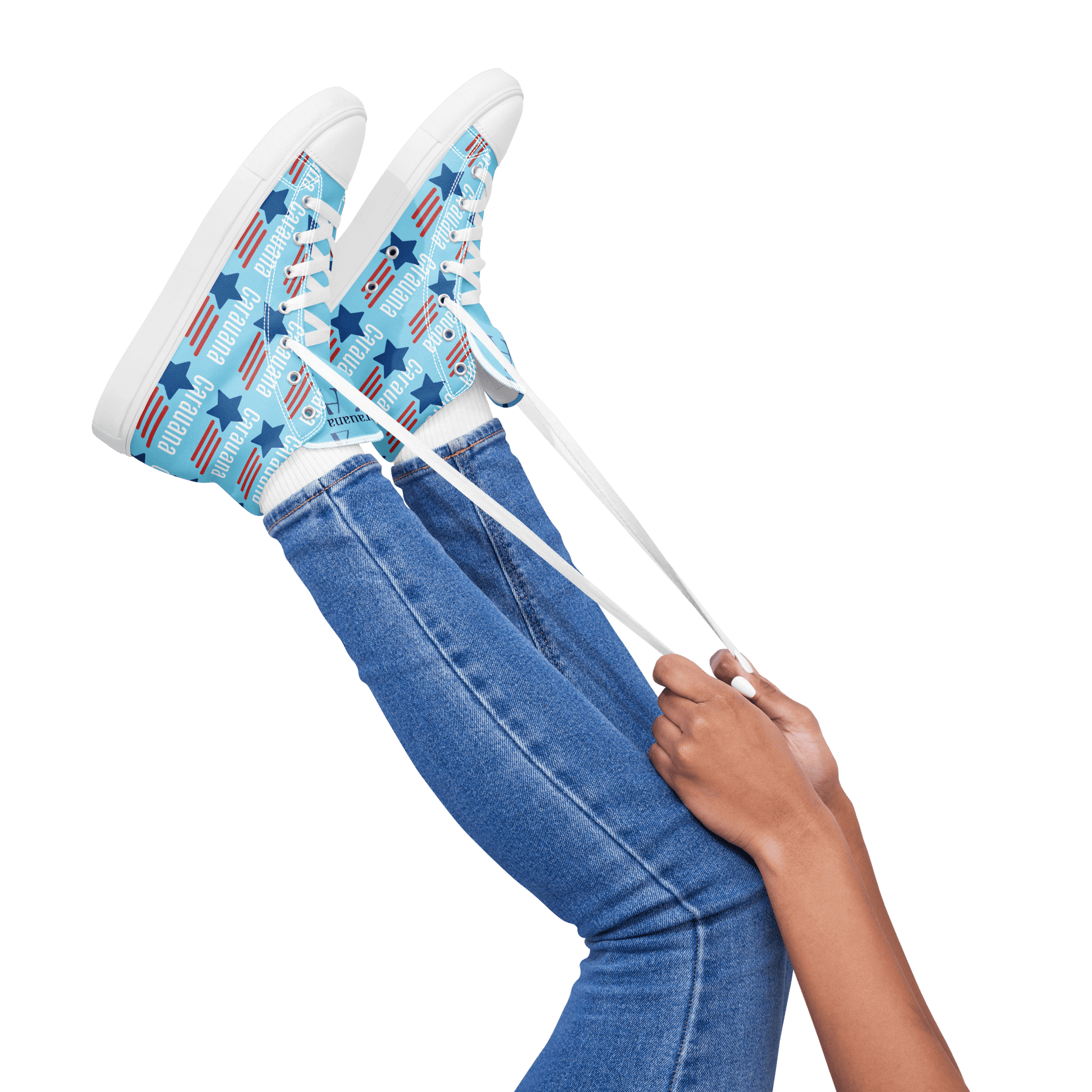 CARAUANA Hip Hop canvas shoes sky blue USA Carauana Store